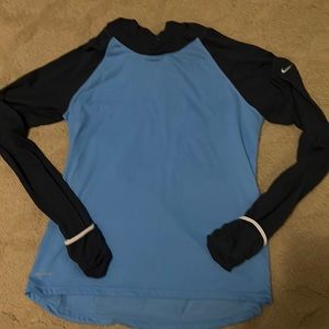 Nike top dry fit, blue/gray
